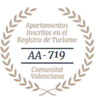 Logo Apartamentos Inscritos en el Registro de Turismo - AA-719 - Comunitat Valenciana